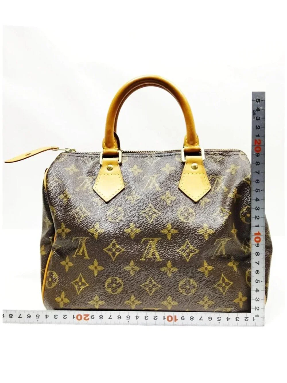 Authentic Louis Vuitton Speedy 25 Monogram Canvas Handbag